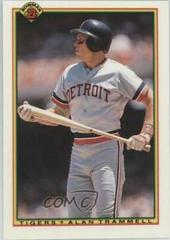 Alan Trammell #353 Baseball Cards 1990 Bowman Tiffany Prices