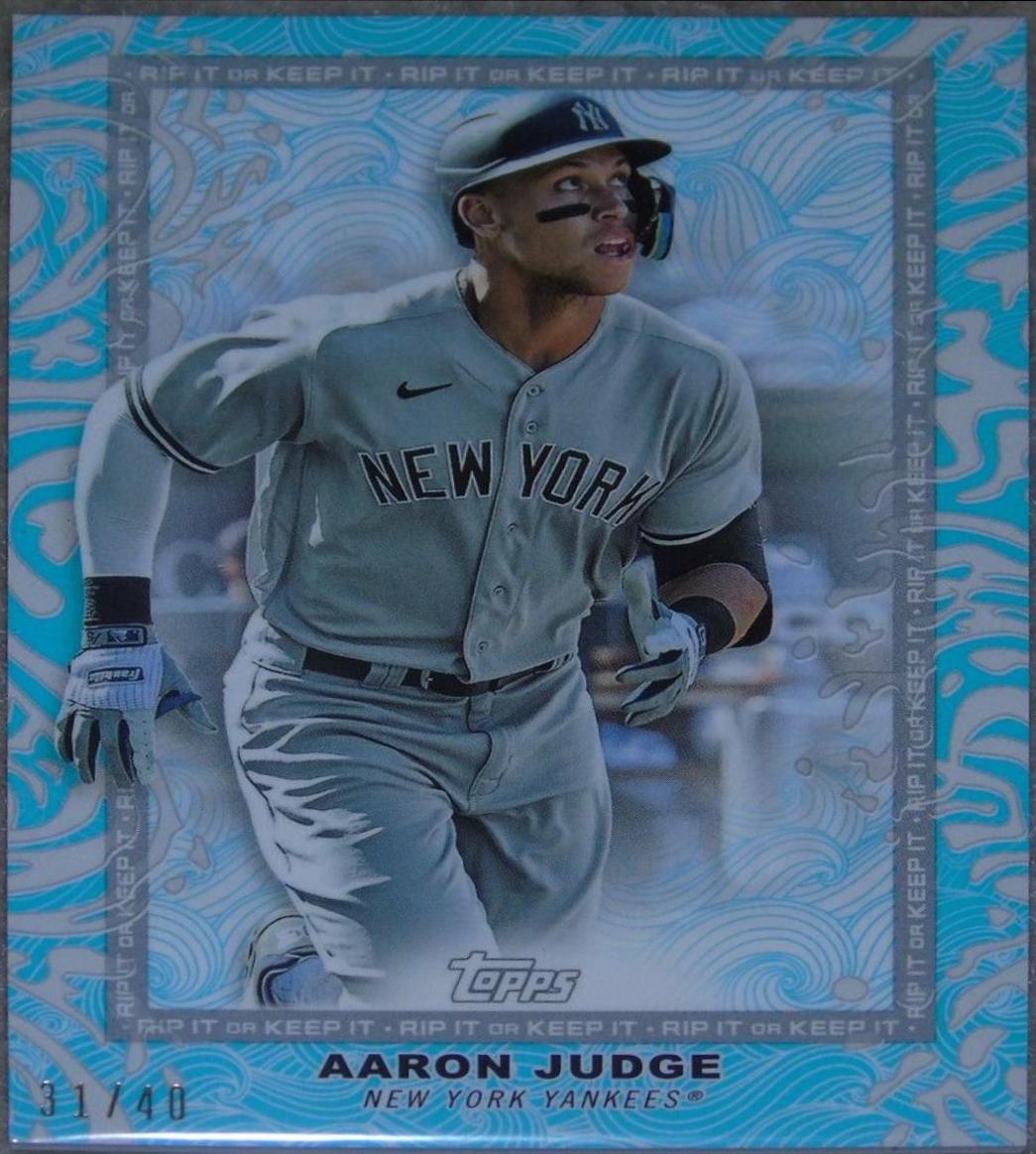 Aaron Judge [Riptide] #99 Prices | 2022 Topps Rip | Baseball Cards