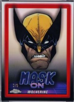 James Howlett [Red Refractor] #MO-8 Marvel 2024 Topps Chrome Mask Off