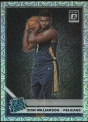 Zion Williamson sold 2019 Optic Rated Rookie PSA 9