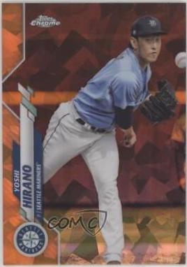 Yoshi Hirano #U-167 Baseball Cards 2020 Topps Chrome Update Sapphire