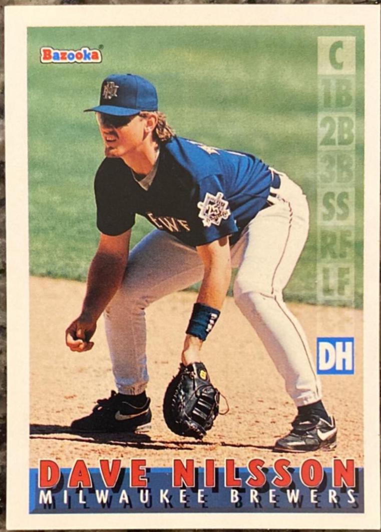 Dave Nilsson #79 Baseball Cards 1995 Bazooka