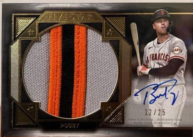 Buster Posey Topps newest Five Star Auto /25