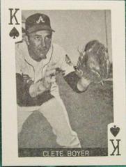 Clete Boyer [King of Spades] Baseball Cards 1969 Globe Imports Playing Cards Prices