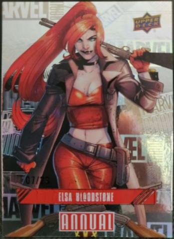 Elsa Bloodstone [Hologram] #23 Marvel 2023 Upper Deck Annual