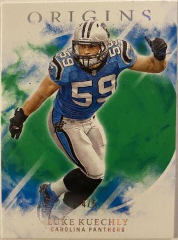 Luke Kuechly [Green] #7 Football Cards 2017 Panini Origins