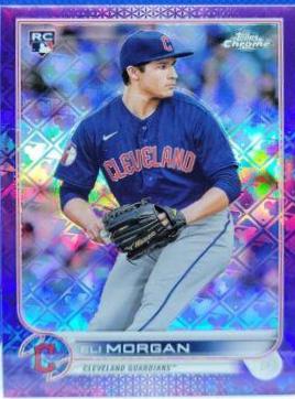 Eli Morgan [Purple] #14 Baseball Cards 2022 Topps Chrome Logofractor