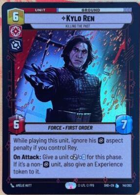 Kylo Ren - Killing the Past [Foil] #141 Star Wars Unlimited: Shadows of the Galaxy