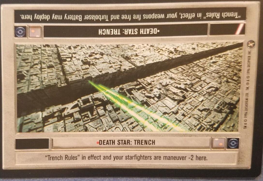 Death Star: Trench [Limited] Star Wars CCG A New Hope