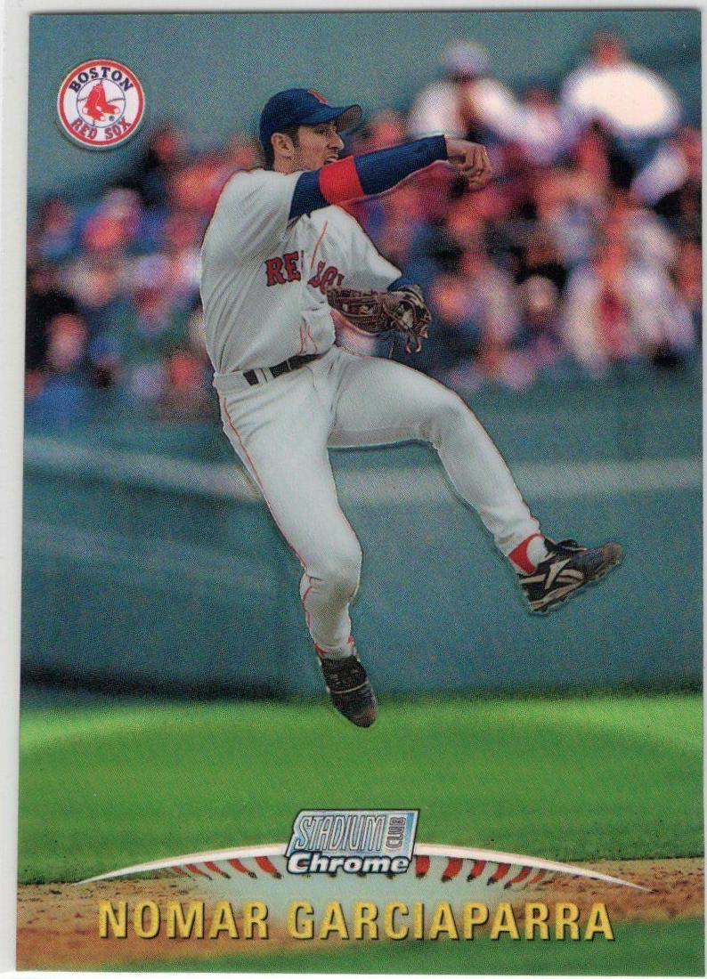 Nomar Garciaparra [Refractor] #SCC1 Baseball Cards 1999 Stadium Club Chrome