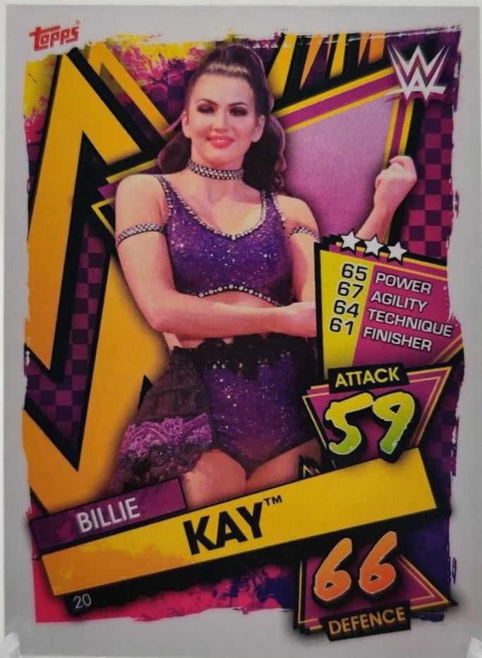 Billie Kay 20 Prices 2021 Topps Slam Attax WWE Wrestling Cards