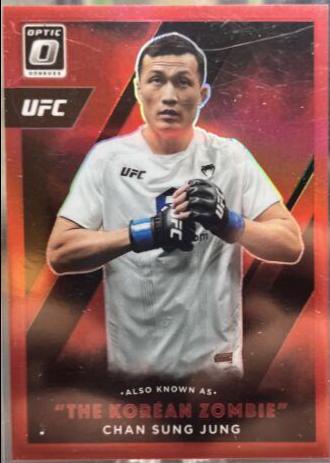 Chan Sung Jung [Red] #9 Ufc Cards 2022 Panini Donruss Optic UFC Also Known As