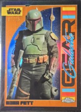 Boba Fett [Rebel Orange Refractor] #GG-21 Star Wars 2024 Topps Chrome Galactic Gear