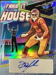 Drake London [Crystal Purple] #TH-DL1 Football Cards 2022 Leaf Valiant Autographs Take it to the House Prices