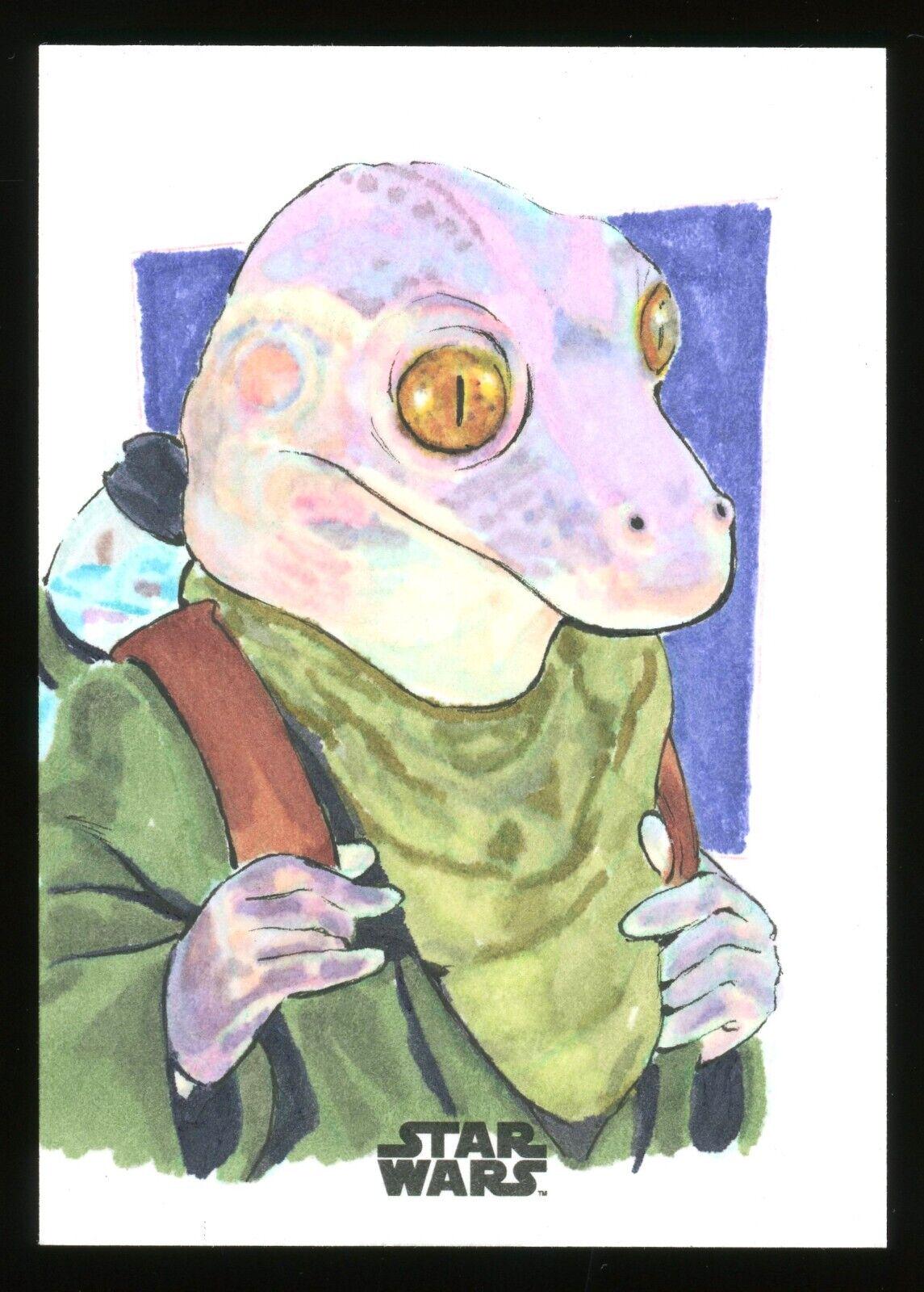 Don Nguyen Star Wars 2024 Topps Chrome Galaxy Sketch Card