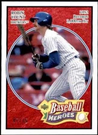 Robin Yount [Red] #64 Baseball Cards 2005 Upper Deck Baseball Heroes