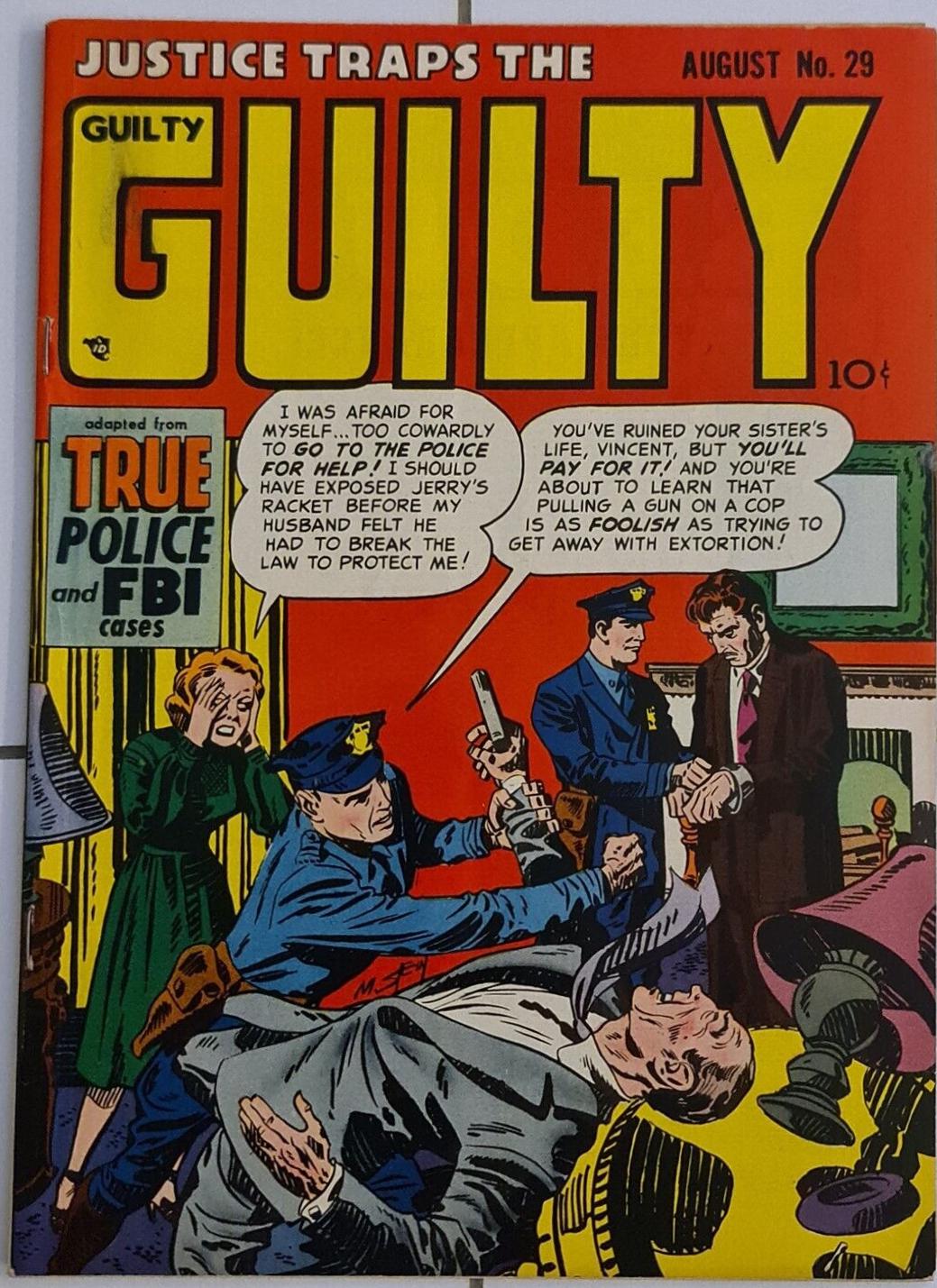 Justice Traps the Guilty #29 (1951) Comic Books Justice Traps the Guilty