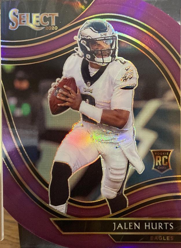 2020 Select Jalen Hurts Die Cut Purple Prizm RC PSA hotsell MINT 9