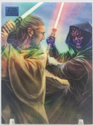 Warriors of the Force [Blue Refractor] #1 Star Wars 2024 Topps Chrome Galaxy