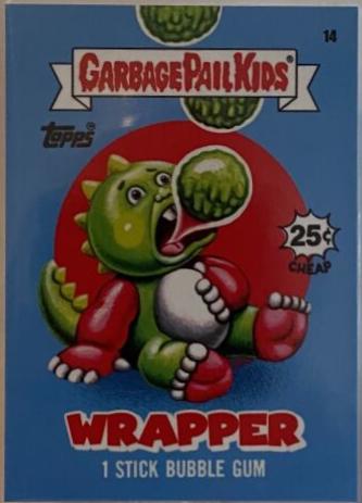 Wrapper #14 Garbage Pail Kids 2024 Game Over