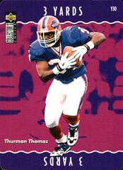 Thurman Thomas #Y30 Football Cards 1996 Collector's Choice Update You Make the Play Prices