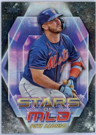 Pete Alonso [Black] #SMLB-24 Baseball Cards 2023 Topps Stars of MLB