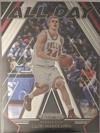 Lauri Markkanen #23 Basketball Cards 2018 Panini Prizm All Day