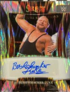 Bushwhacker Luke [Flash Prizm] #SN-BWL Wrestling Cards 2022 Panini Select WWE Signature Selections