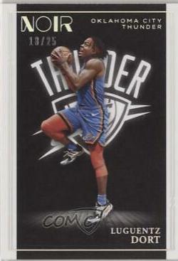 Luguentz Dort [Holo Silver] #109 Basketball Cards 2020 Panini Noir