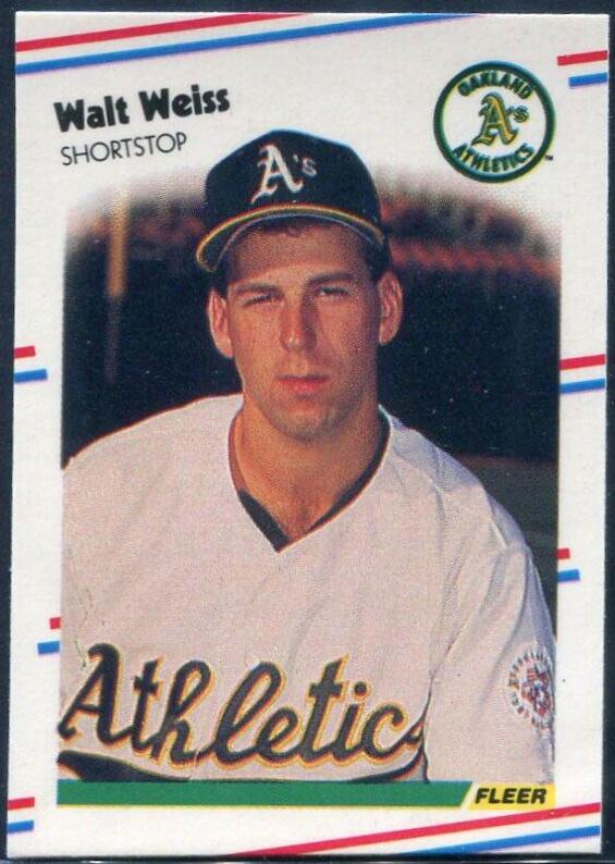 Walt Weiss #49 Baseball Cards 1988 Fleer Mini