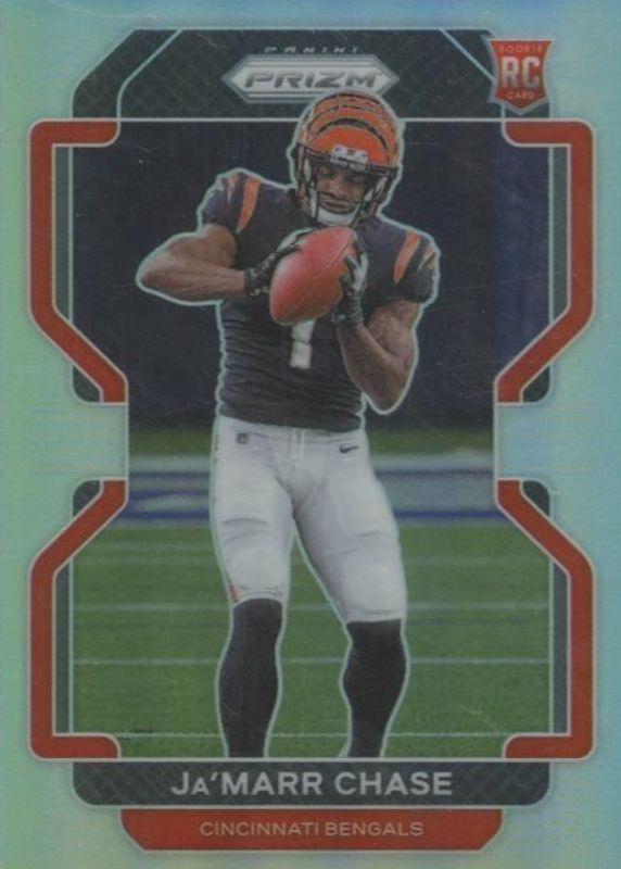 Ja’marr Chase on sale Prizm Variation silver Rookie v-337