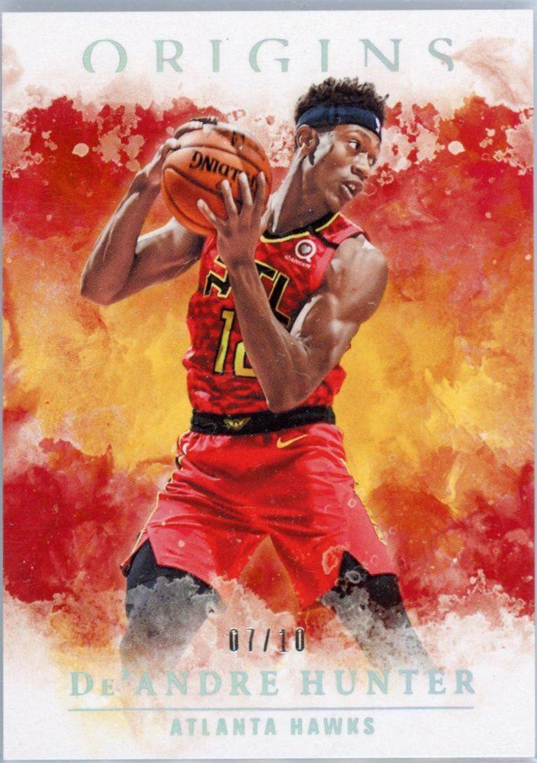 De'Andre Hunter [Gold] #13 Basketball Cards 2020 Panini Origins