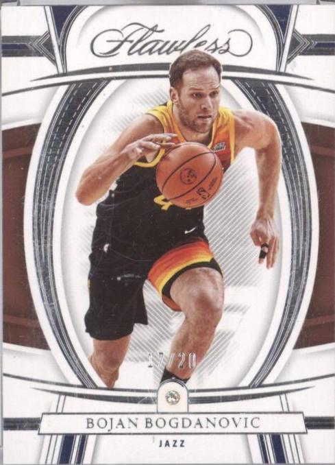 Bojan Bogdanovic #50 Basketball Cards 2021 Panini Flawless