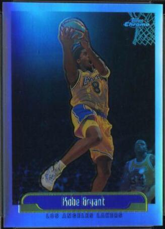 1999-2000 buy Topps Chrome Kobe Bryant #125 LA Lakers with Shaq in back