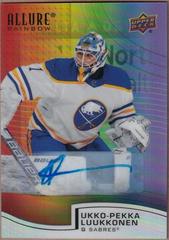 Ukko Pekka Luukkonen [Full Autograph] #R-24 Hockey Cards 2021 Upper Deck Allure Rainbow Prices