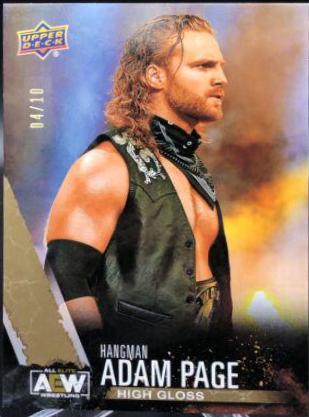 Hangman Adam Page [High Gloss] #7 Wrestling Cards 2021 Upper Deck AEW