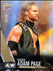 Hangman Adam Page [High Gloss] #7 Wrestling Cards 2021 Upper Deck AEW Prices