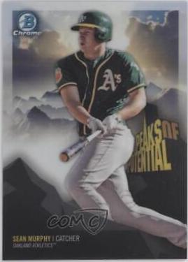 Sean Murphy #SM Baseball Cards 2018 Bowman Chrome Peaks of Potential