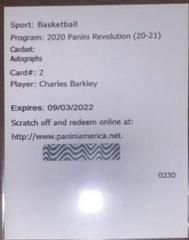 Charles Barkley Basketball Cards 2020 Panini Revolution Autographs Prices