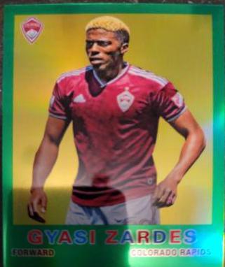 Gyasi Zardes [Green] #59T-13 Soccer Cards 2022 Topps Chrome MLS 1959