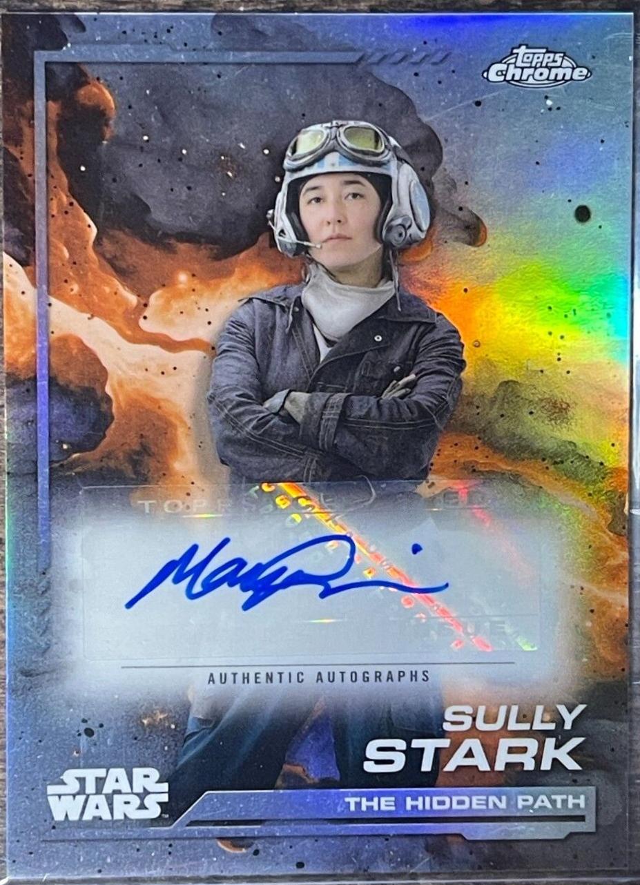 Maya Erskine as Sully Stark #AU-ME Star Wars 2024 Topps Chrome Autograph