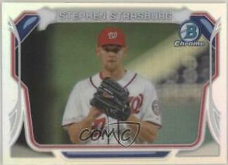 Stephen Strasburg #MC-SS Baseball Cards 2014 Bowman Chrome Mini Chrome