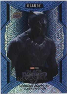 Chadwick Boseman as Black Panther [Blue Line] #103 Marvel 2022 Allure