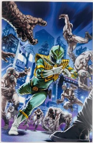 Mighty Morphin Power Rangers: The Return [Escorza Green Ranger] #3 (2024) Comic Books Mighty Morphin Power Rangers: The Return