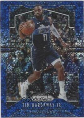 Tim Hardaway Jr. [Fast Break Prizm Blue] #77 Basketball Cards 2019 Panini Prizm