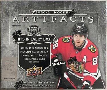 Hobby Box Hockey Cards 2020 Upper Deck Artifacts