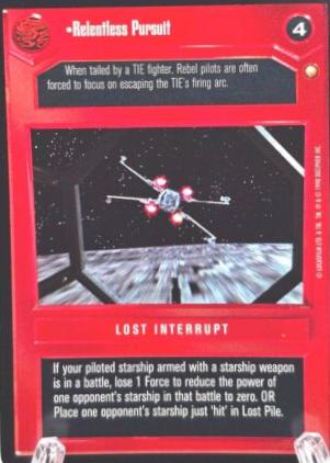 Relentless Pursuit [Limited] Star Wars CCG Special Edition