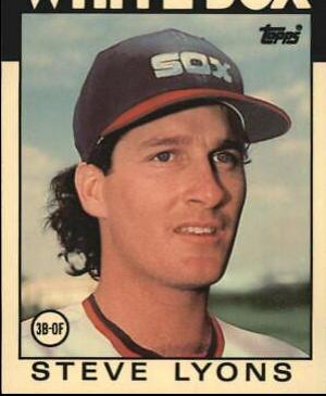 Steve Lyons #67T Baseball Cards 1986 Topps Traded Tiffany