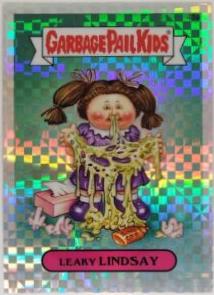 Leaky LINDSAY [Xfractor] #45a 2014 Garbage Pail Kids Chrome