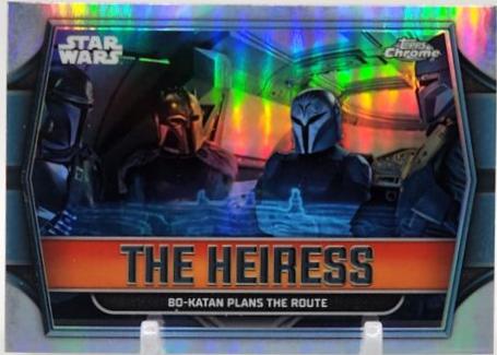 Bo-Katan Plans the Route #TH-4 Star Wars 2024 Topps Chrome The Heiress